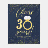 Couverture Polaire Bague du 30e anniversaire du Mariage (Devant)