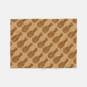 Couverture Polaire Baguette à tambour à jambe de poulet frit Southern (Devant (Horizontal))