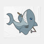 Couverture Polaire Baguette de pêche du requin (Devant (Horizontal))