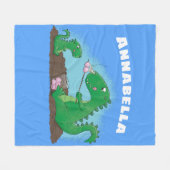 Couverture Polaire Baguettes mignonnes grillant des marshmallows dess (Devant (Horizontal))