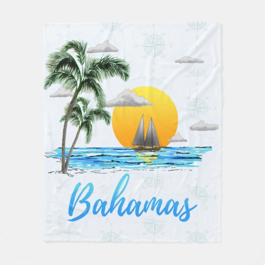 Couverture Polaire Bahamas Caraïbes (Devant)
