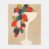 Couverture Polaire Baie de raisins (Devant)