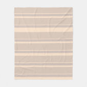 Couverture Polaire Baies beiges (Devant)