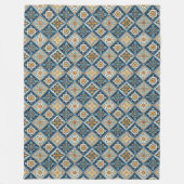 Couverture Polaire Baignade à motifs méditerranéens Maison (Devant)