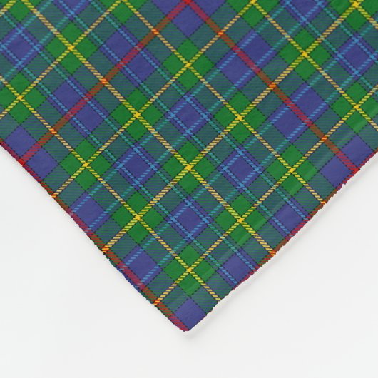 Couverture Polaire Bailey Family Tartan Plaid Motif (Coin)