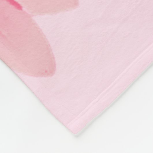 Couverture Polaire Baise rose (Coin)