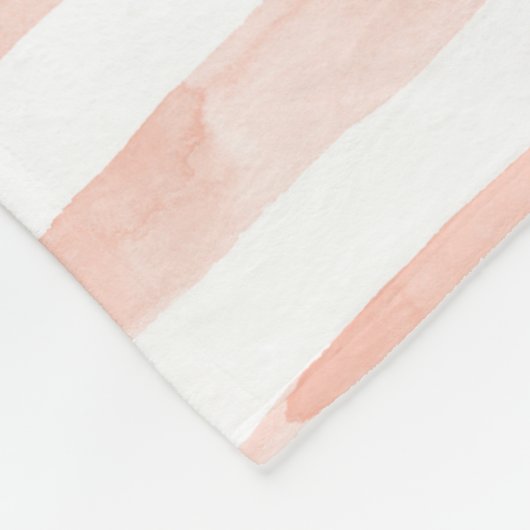 Couverture Polaire Baiser d'aquarelle XOXO en or rose vif (Coin)