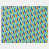 Couverture Polaire Baiser de fierté (Devant (Horizontal))