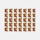 Couverture Polaire Baisers à papillon (Devant (Horizontal))