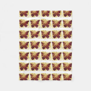 Couverture Polaire Baisers de papillon