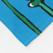 Couverture Polaire Baisers de poissons de maman et de bébé (Coin)