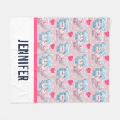 Couverture Polaire Baising Bears Motif sur Pois (Devant (Horizontal))