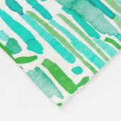 Couverture Polaire BAISSES d'aquarelle pour la plage tribale de Boho (Coin)