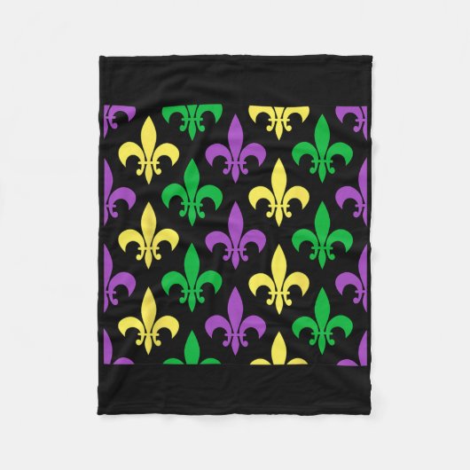 Couverture Polaire Bal Costumé Mardi Gras (Devant)