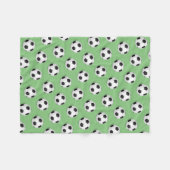 Couverture Polaire Bal de soccer Blanche polaire (Devant (Horizontal))