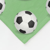 Couverture Polaire Bal de soccer Blanche polaire (Coin)