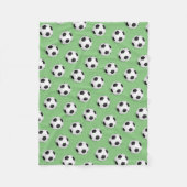 Couverture Polaire Bal de soccer Blanche polaire (Devant)