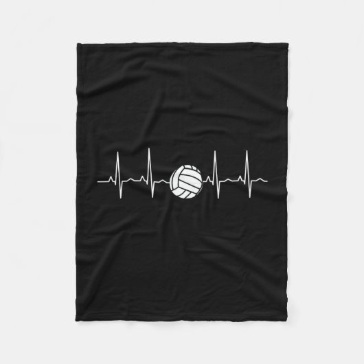 Couverture Polaire Bal de volley (Devant)