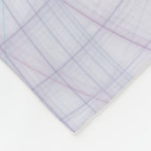 Couverture Polaire Balançoire Belle Art Fractal Abstrait Moderne Rose (Coin)