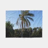 Couverture Polaire Balayage d'un palmier sous un ciel clair (Devant (Horizontal))