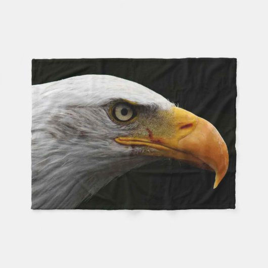 Couverture Polaire Bald Eagle fbcna (Devant (Horizontal))