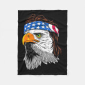 Couverture Polaire Bald Eagle Mullet USA (Devant)
