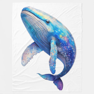 Couverture Polaire Baleine à bosse de cristal