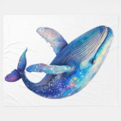 Couverture Polaire Baleine à bosse de cristal (Devant (Horizontal))