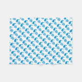Couverture Polaire Baleine amusante (Devant (Horizontal))