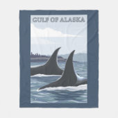 Couverture Polaire Baleines #1 - le golfe d'Alaska d'orque (Devant)