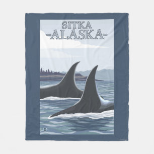 Couverture Polaire Baleines #1 - Sitka, Alaska d'orque