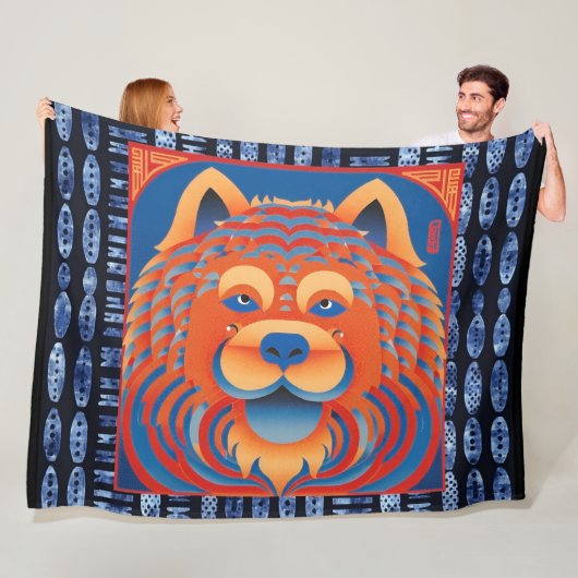 Couverture Polaire BALI BLISS Chow (En situation)