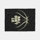 Couverture Polaire Ball Don't Lie Basketball  (Devant (Horizontal))
