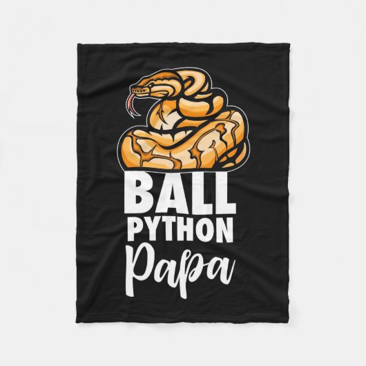 Couverture Polaire Ball Python Papa (Devant)
