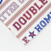 Couverture Polaire Ball Stitch - Baseball (Coin)