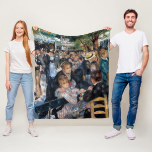 Couverture Polaire Balle au Moulin de la Galette, Auguste Renoir