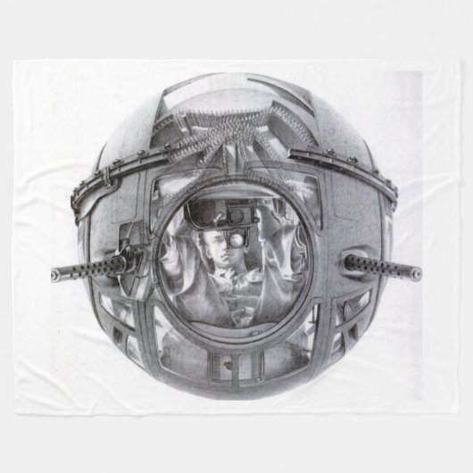 COUVERTURE POLAIRE BALLE B-17 TURRENT GUNNER (Devant (Horizontal))