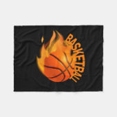 Couverture Polaire Balle de basket-ball 2 (Devant (Horizontal))