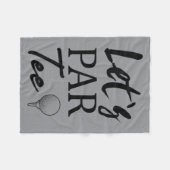 Couverture Polaire Balle de golf et golf permet Par (Devant (Horizontal))