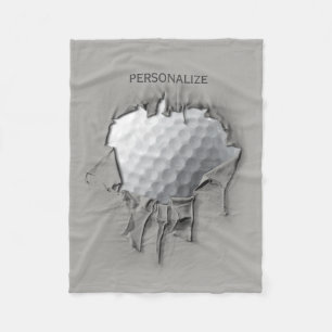 Couverture Polaire Balle de golf Torn