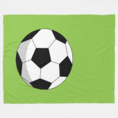 Couverture Polaire Balle de soccer en dessin (Devant (Horizontal))