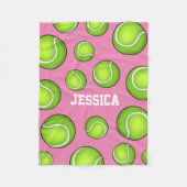 Couverture Polaire Balle de tennis (Devant)