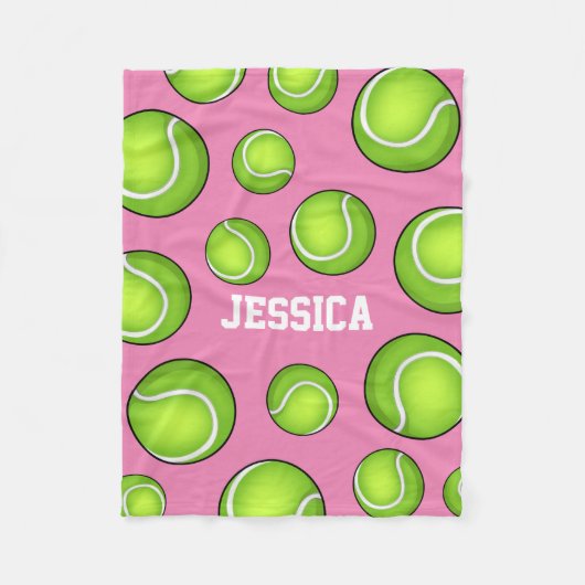 Couverture Polaire Balle de tennis (Devant)