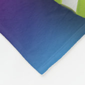 Couverture Polaire Balle de tennis verte personnalisée (Coin)