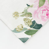 Couverture Polaire Ballerina Baby Mois Milestone Tracker rose  (Coin)