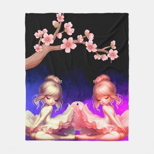 Couverture Polaire Ballerina Dancers Fleece Blanket (Devant)
