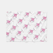 Couverture Polaire Ballerine de méduses - Bridgette (Devant (Horizontal))