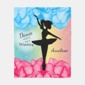 Couverture Polaire Ballerine élégante de danse (Devant)