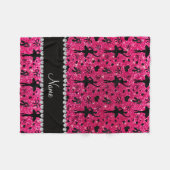 Couverture Polaire Ballerines nommées faites sur commande de parties (Devant (Horizontal))