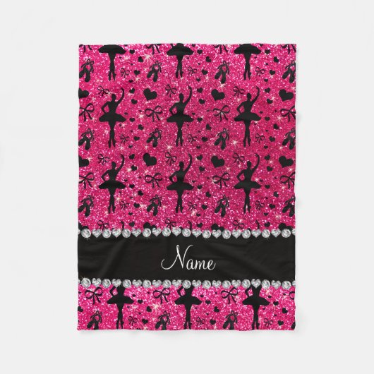 Couverture Polaire Ballerines nommées faites sur commande de parties (Devant)